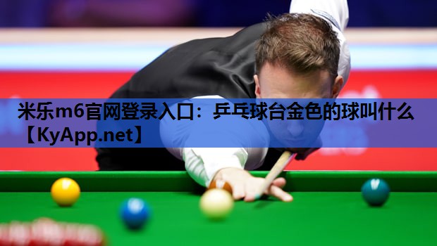 米乐m6官网登录入口:乒乓球台金色的球叫什么