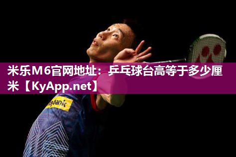 米乐M6官网地址:乒乓球台高等于多少厘米