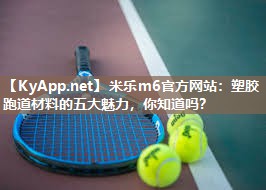 塑胶跑道材料的五大魅力，你知道吗？