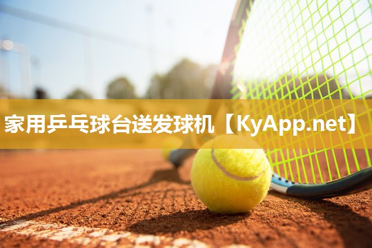 家用乒乓球台送发球机