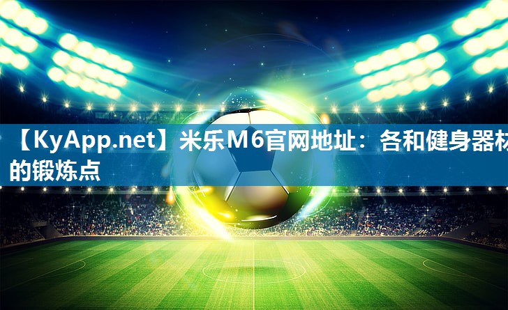 各和健身器材的锻炼点