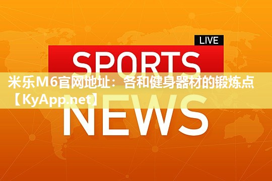 各和健身器材的锻炼点