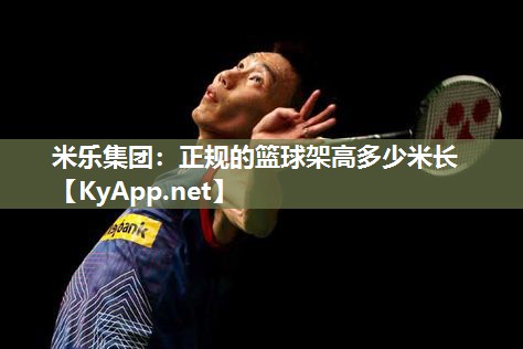 正规的篮球架高多少米长