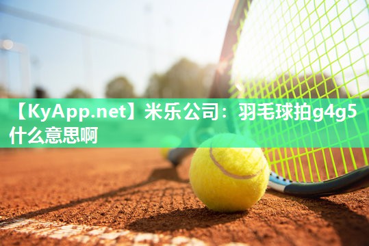 羽毛球拍g4g5什么意思啊
